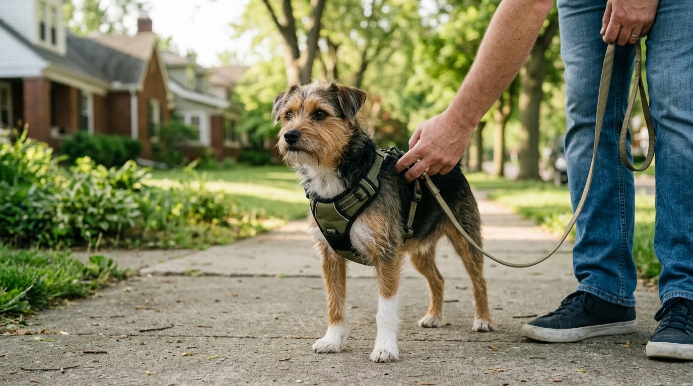 Small Dog No-Pull Harness Vest + Leash: Fit & Train Tips