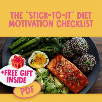 Stick-to-It Diet Checklist: Printable Motivation Plan